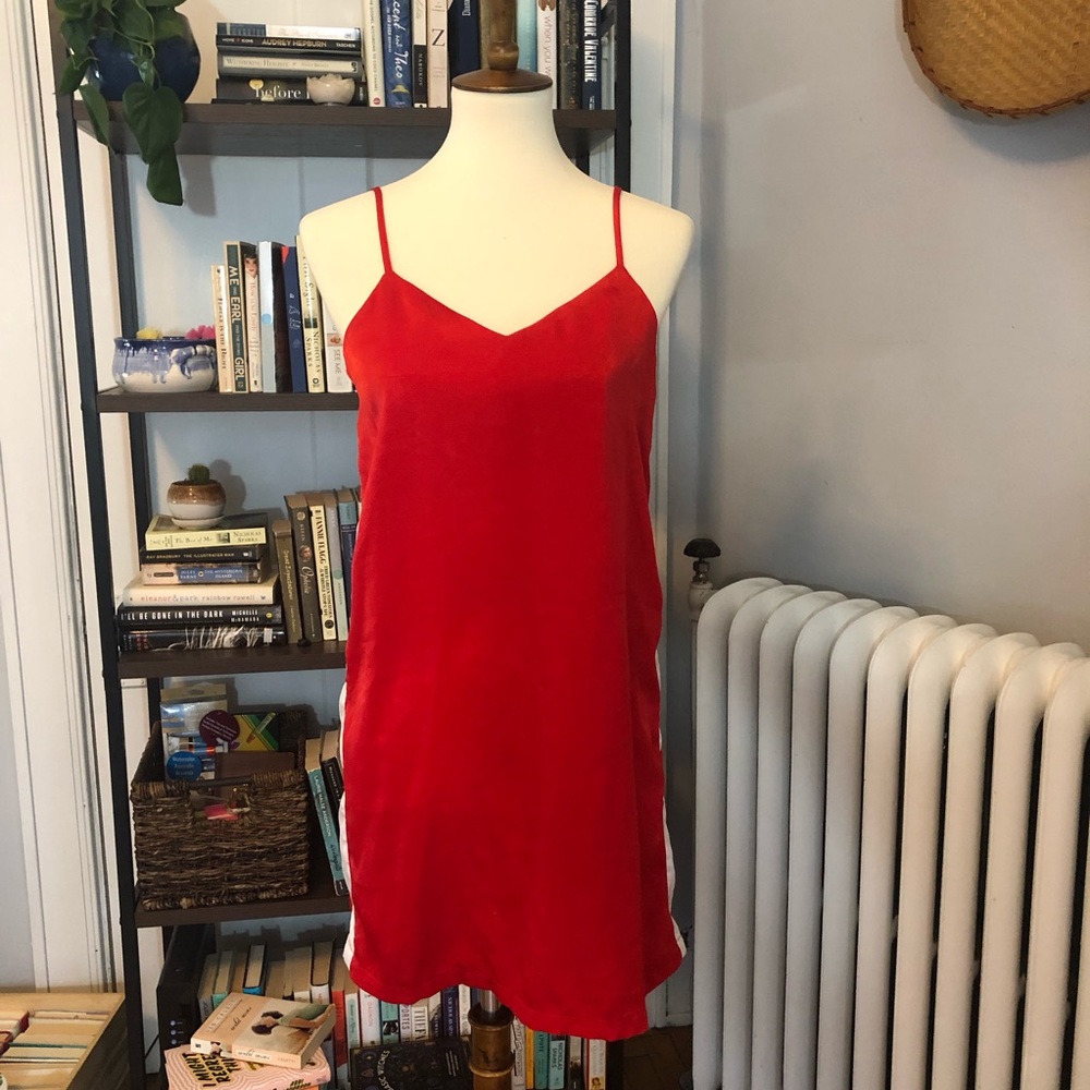 NW/OT Red Slip Dress